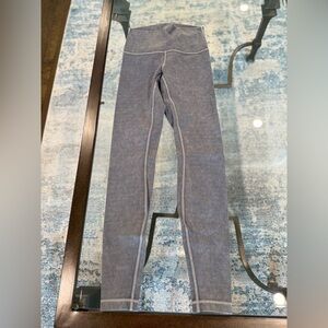 Lululemon blue/grey leggings size 4